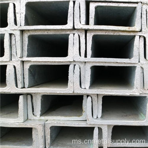 Bahagian saluran SS400 Hot Rolled Steel
